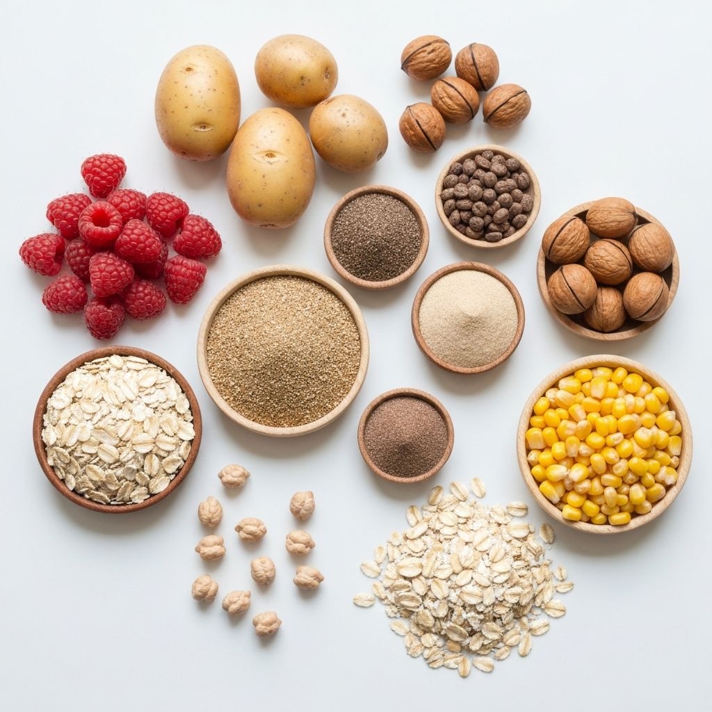 Różnorodne naturalne składniki