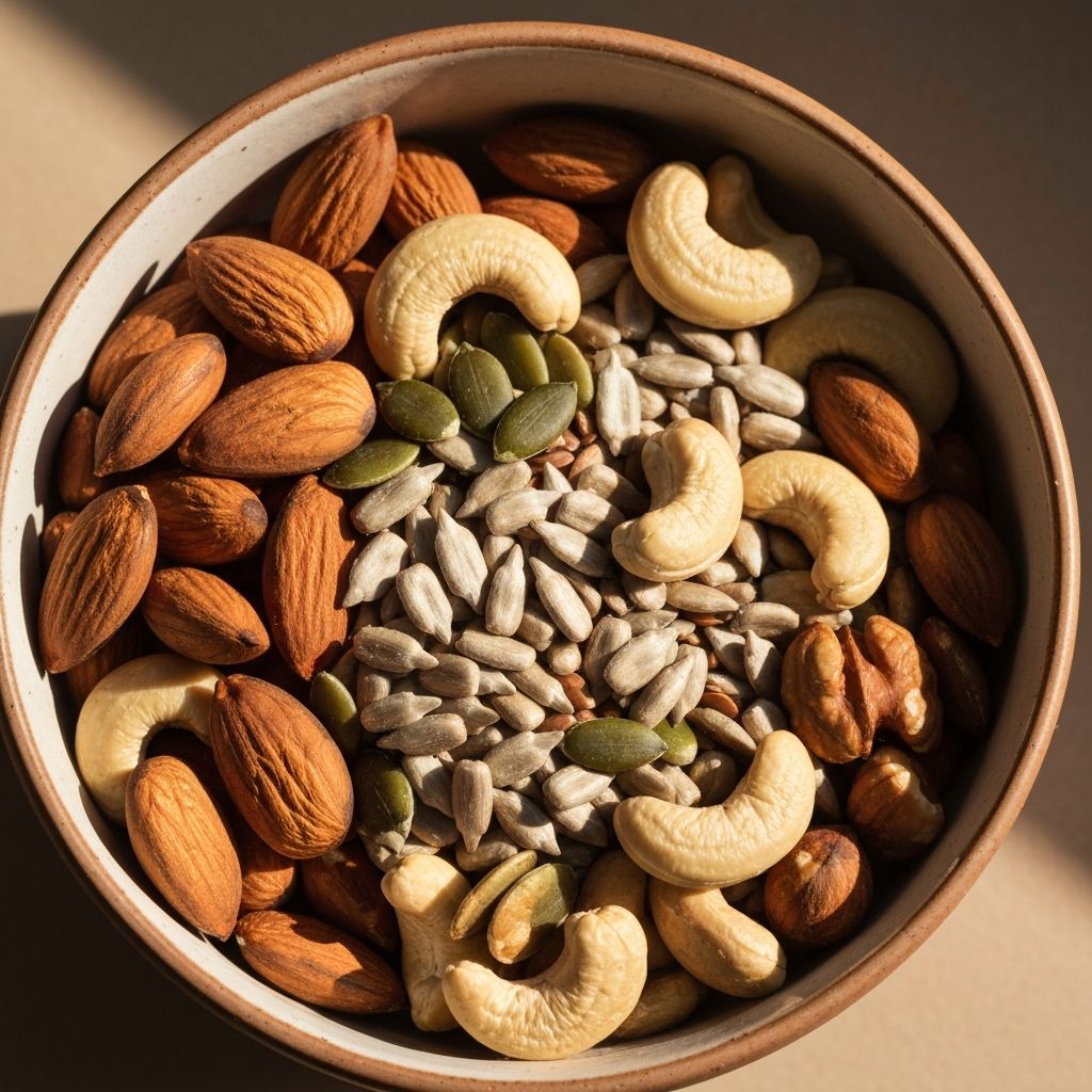 Mieszanka orzechów i nasion